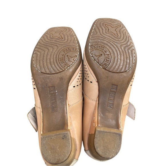 PIKOLINOS Beige Perforated Mary Jane Flats size 39 - Picture 6 of 6